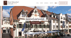 Desktop Screenshot of hotel-meyerhof.com